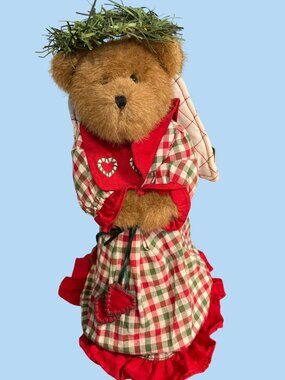 Boyds Bears Jenessa Head Bean Collection Angel Bear Plush Tree Topper